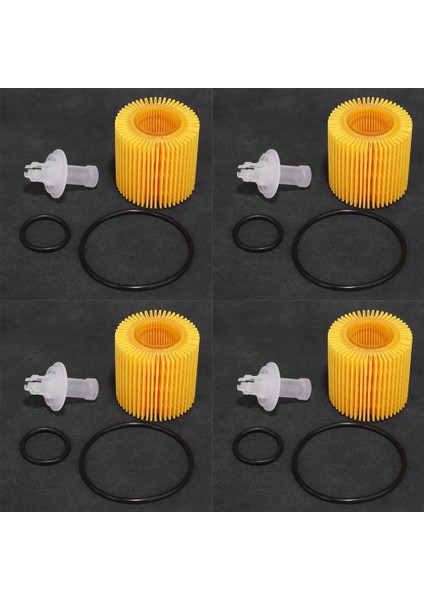 Toyota Corolla Prius Scion Im Xd Için 5 Pcs Yağ Filtresi Seti 04152-YZZA6 (Yurt Dışından) modelleri