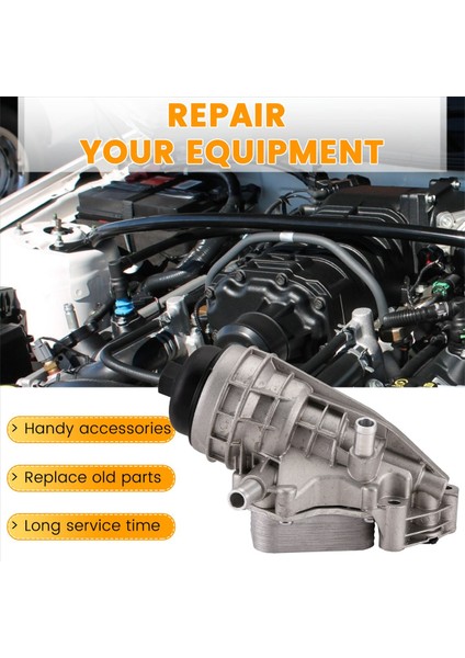 Mercedes Için Motor Yağı Soğutucu Filtre Muhafazası Benz A205 C117 W117 R172 W246 W176 X156 GLA200 2701800810 2701800610 (Yurt Dışından) modelleri