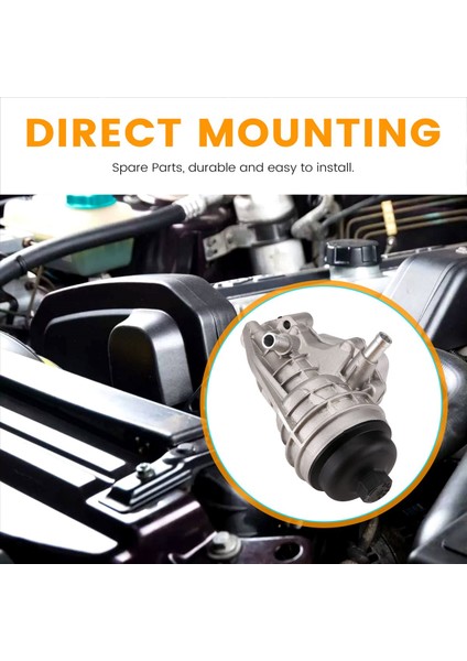 Mercedes Için Motor Yağı Soğutucu Filtre Muhafazası Benz A205 C117 W117 R172 W246 W176 X156 GLA200 2701800810 2701800610 (Yurt Dışından) fırsatları