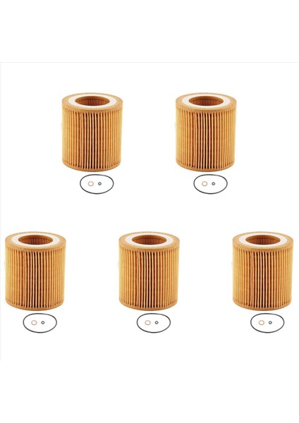 5x 11-42-7-953-129 Bmw F22 F23 Için Motor Yağı Filtresi F30 F34 228I 320I 328I 428I 428I 528I X1 X3 Z4 11427953129 (Yurt Dışından)