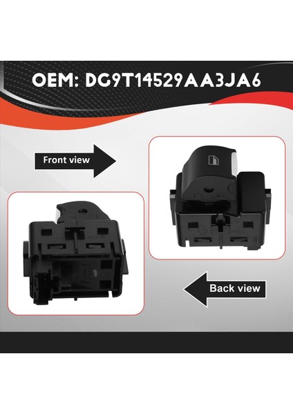 Ford Edge F150 Füzyonu Için Araba Güç Penceresi Anahtarı DG9T14529AB DG9Z14529AB JG9T14529AA3JA6 DG9T14529AB3JA6 (Yurt Dışından) indirimleri