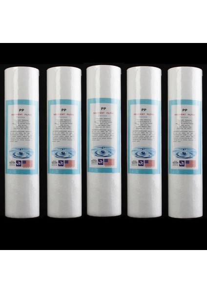 5 Adet Yedek Su Tortu Filtreleri (5 Mikrometre) 2 5 &quot x 10&quot Kartuşlar (Yurt Dışından) fırsatları