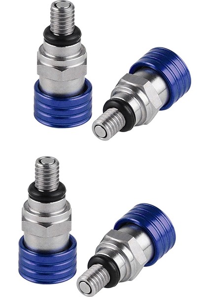 2x Motokros M5X0 8cm Çatal Hava Bleeder Tahliye Vanası Honda Kawasaki Yamaha Suzuki YZ85 YZ125 YZ250 YZ450F 250RX Mavi (Yurt Dışından)