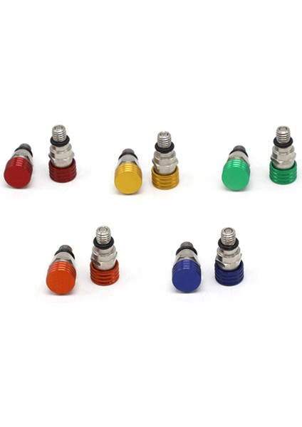 2x Motokros M5X0 8cm Çatal Hava Bleeder Tahliye Vanası Honda Kawasaki Yamaha Suzuki YZ85 YZ125 YZ250 YZ450F 250RX Mavi (Yurt Dışından) modelleri