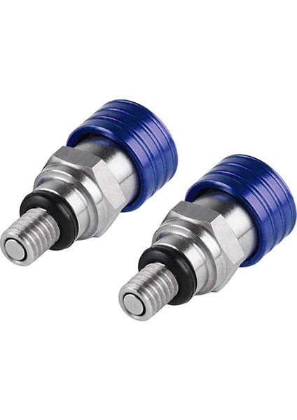 2x Motokros M5X0 8cm Çatal Hava Bleeder Tahliye Vanası Honda Kawasaki Yamaha Suzuki YZ85 YZ125 YZ250 YZ450F 250RX Mavi (Yurt Dışından) fırsatları