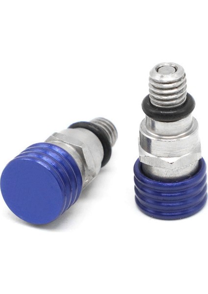 2x Motokros M5X0 8cm Çatal Hava Bleeder Tahliye Vanası Honda Kawasaki Yamaha Suzuki YZ85 YZ125 YZ250 YZ450F 250RX Mavi (Yurt Dışından) indirimleri