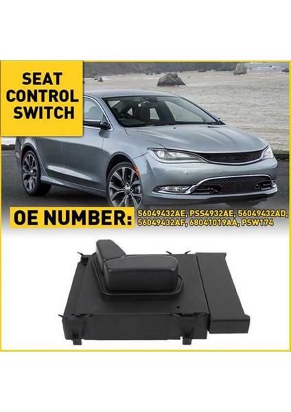 Araba Koltuğu Ayarlama Anahtarı Ön ve Arka Koltuk Düzenleyicisi 56049432A 56049432AD 68041019AA Dodge Jeep Chrysler Için (Yurt Dışından) indirimleri