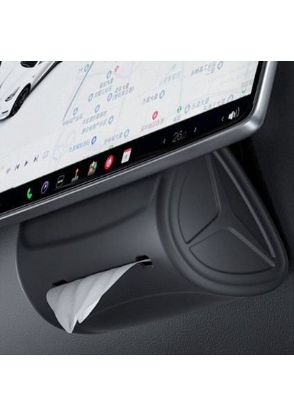 Tesla Için Yonzee Model 3 Y Araba Silika Jel Montajlı Doku Kutusu Gizli Çekmece Asma Dekorasyon Araba Aksesuarları (Yurt Dışından) modelleri