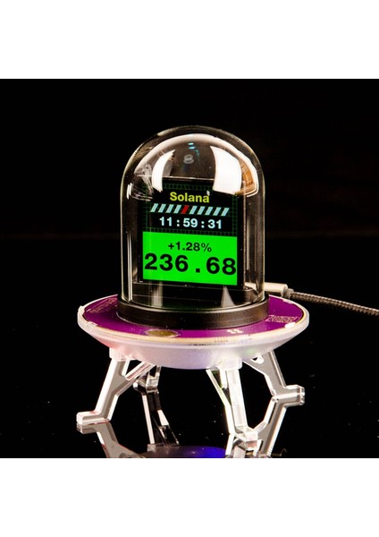 Bitcoin Rgb Nixie Tüp Saati Akıllı Wifi Ağa Bağlı LED Işık Yayan Renk Ekran Dıy Analog Dijital Tüp Gece Işığı (Yurt Dışından) indirimleri