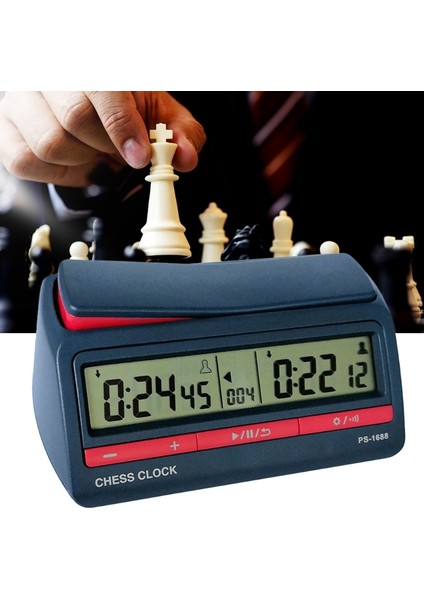 Gelişmiş Satranç Dijital Zamanlayıcı Satranç Saati Yukarı Tahta Oyun Saati (Yurt Dışından) indirimleri