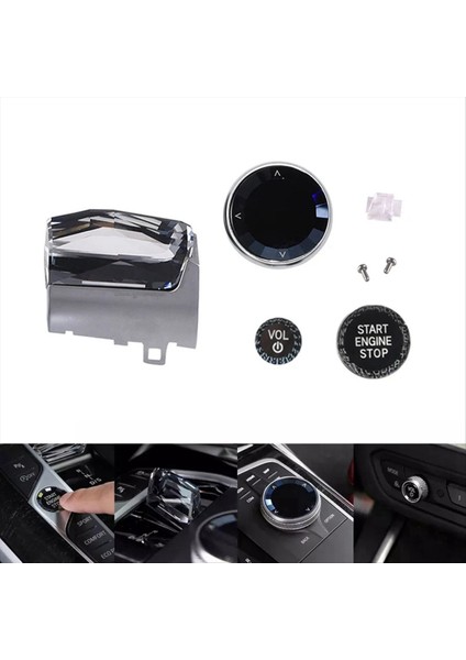 4pices Bmw G20 G12 I3 I01 I7 G70 Ix3 G08 X5 G05 X6 G06 X7 G07 Lhd Kürek Değiştirici Kristal (Yurt Dışından) indirimleri