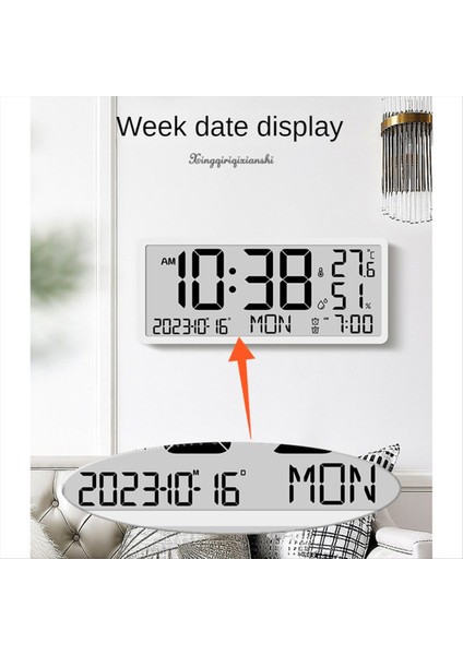 Sıcaklık Sensörü Masaüstü ve Duvar Montaj Müdürü ve Otomatik Ekran Ayarlanabilirliği ile LCD Dijital Çalar Saat (Yurt Dışından) indirimleri