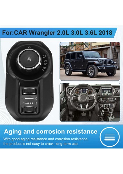 68292845AB Jeep Wrangler 2 0l 3 0l 3 6l 2018 Far Ayarı Lhd Için Far Tesviye Anahtarı (Yurt Dışından) fırsatları
