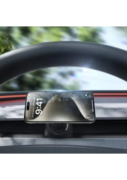 Yonzee Araba Manyetik Telefon Braketi 360 Derece Dönen Telefon Stand Navigasyon Telefon Tutucu Tesla Model Y 3 Yayla (Yurt Dışından) fiyatları