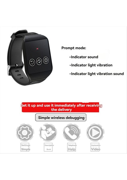 690-D1 Kablosuz Izleme Alıcı Garson Kafe Diş Hekimi Kliniği Ev Hastanesi Için Restoran Çağrı Çağrı (Yurt Dışından) indirimleri