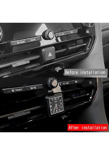 Toyota Alphard/vellfire 40 Serisi 2023 Için Araba Merkezi Kontrol Saati Araba Saati Iç Aksesuarlar (Yurt Dışından) fırsatları