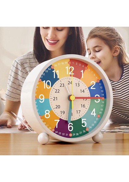 Çocukların Çalar Saat Sessiz Çalar Saat Başucu Masa Erken Eğitim Için Ticking USB Masa Saatleri Erkek ve Kızlar (Yurt Dışından) indirimleri