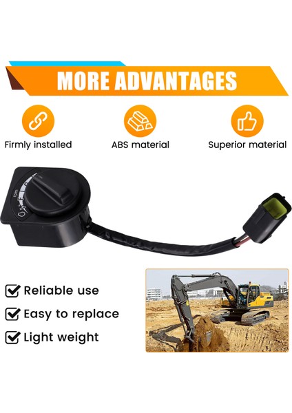 14725311 Exkavator Gaz Kabuğu Motor Düğmesi Volvo EC250D EC350D EC380D EC480D (Yurt Dışından) indirimleri