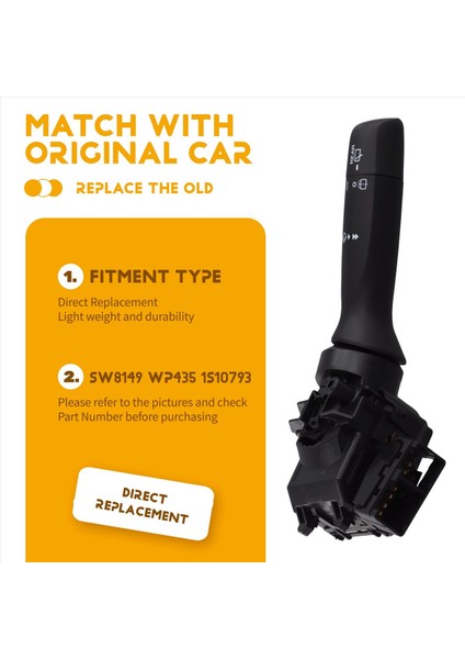 Ön Cam Silecek Anahtarı Kombinasyon Sapı 8465252201 8465252200 Toyota Yaris Için 2007-2008 Scion Xb Xd Için (Yurt Dışından) modelleri