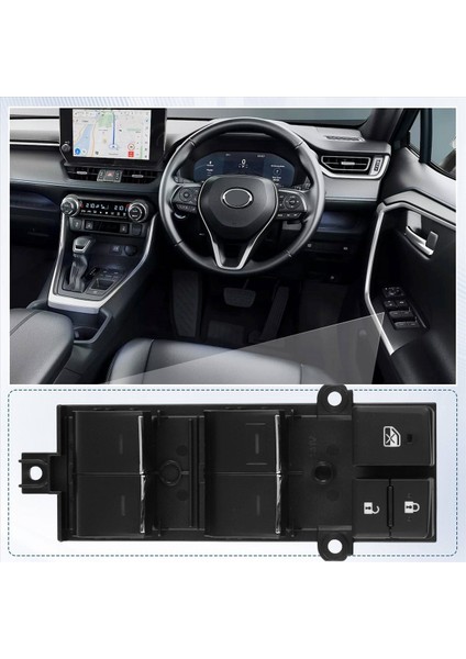 Cam Kaldırıcı Anahtarı Araç Elektrikli Güç Penceresi Anahtarı 8404002180 84040-02180 Toyota Rav4 XA50 Toyota Chr 2019-2021 (Yurt Dışından) fırsatları