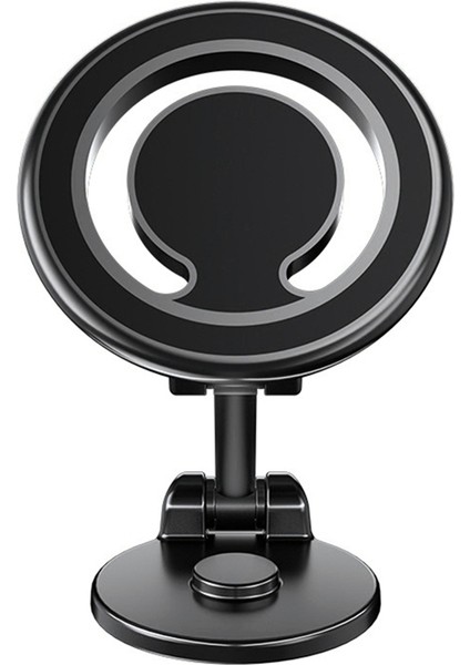 Magsafe Manyetik Katlanır Araba Telefon Tutucusu 360 Derece Döner Gösterge Paneli Yapışkan Navigasyon Standı Katlanır Telefon Tutucu (Yurt Dışından)