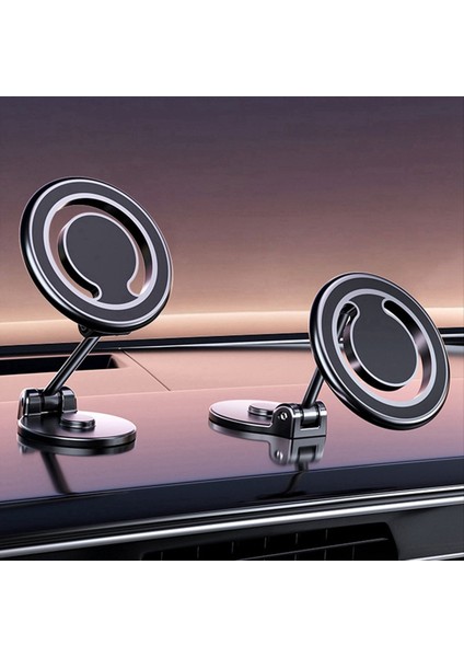 Magsafe Manyetik Katlanır Araba Telefon Tutucusu 360 Derece Döner Gösterge Paneli Yapışkan Navigasyon Standı Katlanır Telefon Tutucu (Yurt Dışından) modelleri