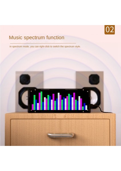 LED Müzik Spektrumu Ekran Diy Kiti 16X32 Ritim Işık Saati 8 Çeşit Spektrum Modu Smd Lehimleme Ekran Işığı Beyaz (Yurt Dışından) indirimleri