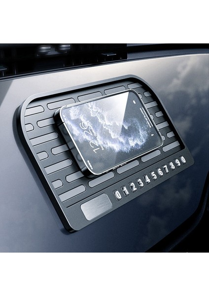 Araba Anti Slip Pedi Gösterge Tablosu Pvc Slip Olmayan Mat Telefon Güneş Gözlüğü Tutucu Geçici Park Plakası Oto Aksesuarları (Yurt Dışından) fiyatları