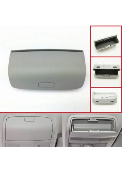 Araba Iç Çatı Güneş Gözlükleri Saklama Kutusu Güneş Gözlükleri Kasa Gözlük Tutucu Passat B6 Golf 5 Mk5 6 Mk6 Tiguan Süper (Yurt Dışından) indirimleri