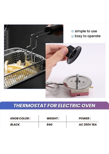 Ac 250V 16A 30-110C Sıcaklık Kontrolü Elektrik Fırın Için Kılcal Termostat (Yurt Dışından) indirimleri