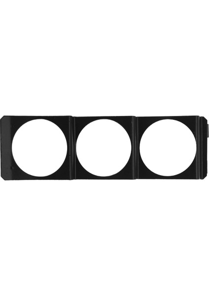 Üçlü 52MM x 3 Gauge Tutucu Pod Panel - Standart Stereo Radyo Yuvası Tek Din Universal (Yurt Dışından)