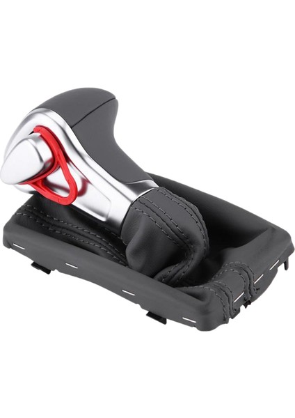 Deri Dişli Vites Knob Kol Kafa Anahtarı For-Audi A6 A7 A3 A4 A5 A6 C6 Q7 Q5 2009 2011 2011 2011 2012 2012 2012 2014 4G1713139R (Yurt Dışından)