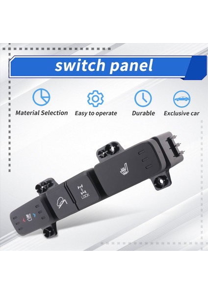 93310C91304X Hyundai Için IX25 Creta 2015 Koltuk Havalandırma Isıtma Sürüş Modu Anahtar Paneli 93310-C91304X (Yurt Dışından) fırsatları