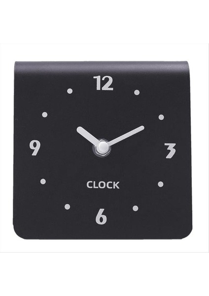 Saat Basit Retro Oturma Odası Dekor Sessiz Masaüstü Saat Dekor Siyah (Yurt Dışından)