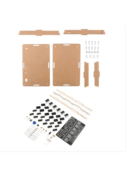 Dc 4 5V-5 5V 6 Bit Dijital Devre Saat Kiti Saat Öğretimi ve Pratik Eğitim Kaynak ve Dıy Parçaları (Yurt Dışından)