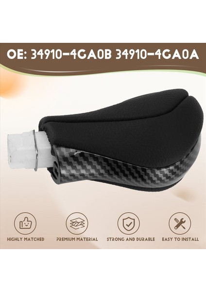 Nissan Infiniti Q50 14-18 Vites Vardiyası Hentbol 34910-4GA0B Için Şanzıman Dişli Vites Knob Assy 34910-4GA0A 349104GA0A (Yurt Dışından) modelleri