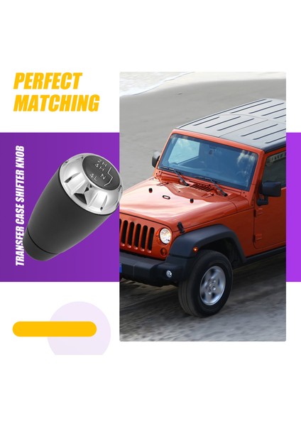 Jeep Wrangler Jk Için Transfer Kılıfı Shifter Knob 4WD Gearshift Knob 2011-2018 68085307AB (Yurt Dışından) indirimleri
