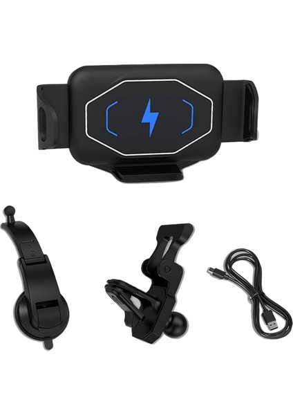 15W Qi Kablosuz Araç Şarj Cihazı Montaj Tutucu Samsung Galaxy Z Kat 3 2 iPhone 13 12 Max Huawei Mate x (Yurt Dışından)