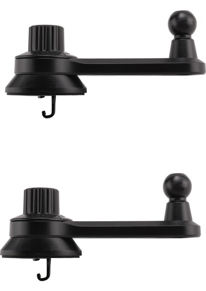 2x Araba Uzatma Kancası Cep Telefonu Tutucu Aksesuarları Yuvarlak Hava Çıkış Braketi (Yurt Dışından)