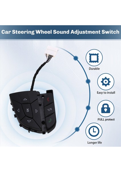 Araç Direksiyon Simidi Anahtarı Ses Ayarı Düğmesi 68378431AB Chrysler 200 300 Pacifica Jeep Cherokee Dodge Şarj Cihazı (Yurt Dışından) fırsatları