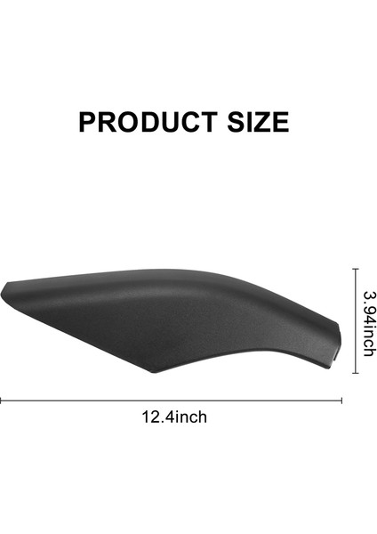 4pcs Siyah Abs Arabası Çatı Bagaj Rafı Raylı Son Kapak Kabuğu Koruyucusu Land Rover Freelander 2 2006-2014 (Yurt Dışından)