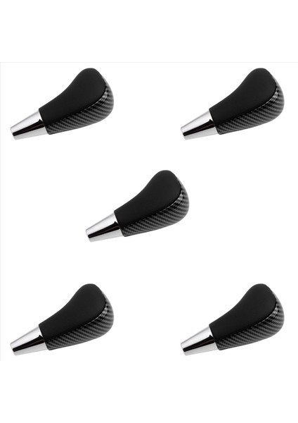 5x Karbon Dişli Vites Diş Dişli Vites Değiştirme Knob Çubuğu Lexus ES300 ES330 ES350 GS300 Toyota Corolla Camry Rav4 (Yurt Dışından)