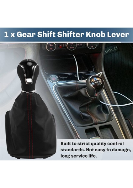 5 Hızlı Araba Dişli Vites Değiştirici Düğme Kolu Koltuk Için Toz Geçirmez Kapalı Leon 5doors Araba Parçaları Sol El Sürücüsü (Yurt Dışından) fırsatları