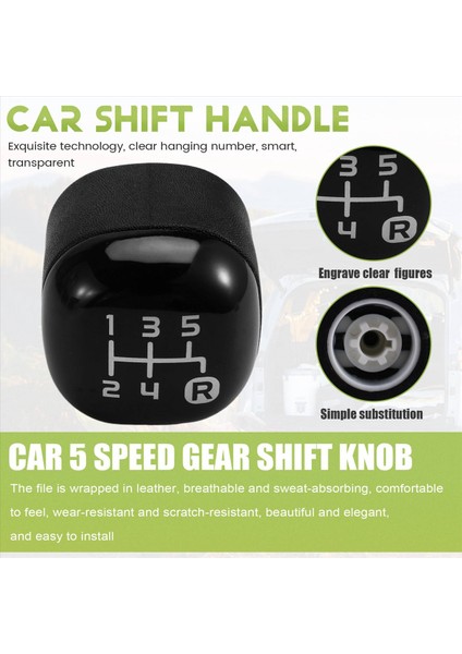 Araba Kılavuzu Şanzıman Fiat Panda X58L 2012 Otomobil Aksesuarları Için 5 Hızlı Dişli Vardiya Knob Kalesi Şanzıman Değiştirici (Yurt Dışından) fırsatları