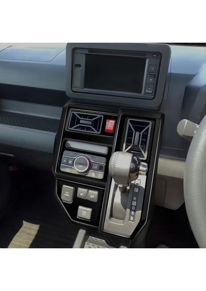 Daihatsu Taft 2024 Rhd Araba Iç Aksesuarları Için Araba Dişli Vites Çerçeve Dişli Vites Paneli Döşeme Parlak Siyah (Yurt Dışından) fiyatları