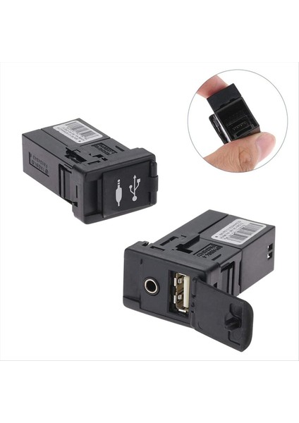 86190-0R010 Aux USB Port Adaptör Toyota Için Jack Camry Corolla Tacoma Sienna Rav4 Avalon Highlander Gas &amp Hybrid (Yurt Dışından) modelleri