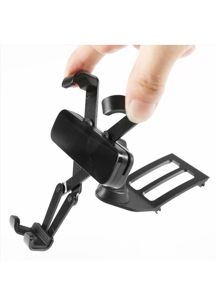 Mercedes-Benz C-Serisi Için 2x W204 2011-2013 Alüminyum Alaşım Araç Merkezi Hava Havalandırma Cep Telefonu Tutucu Aksesuarları Siyah (Yurt Dışından) indirimleri