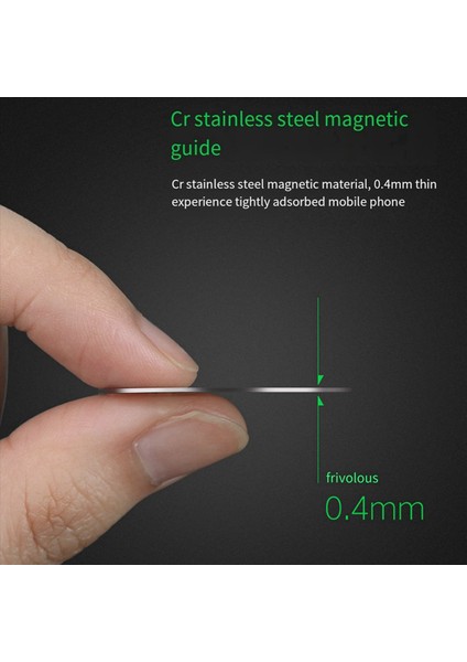 4x Ugreen Kurşunları Manyetik Parça Yama Snap-On Emme Kupası Araba Telefon Tutucu Manyetik Tutucu Evrensel Mıknatıs Parçası (Yurt Dışından) modelleri