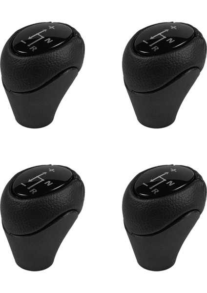 4x Otomatik Parçalar Deri Otomatik Dişli Vites Knob Kolu Mercedes Benz Smart Fortwo Yolu 450 451 Brabus (Yurt Dışından)