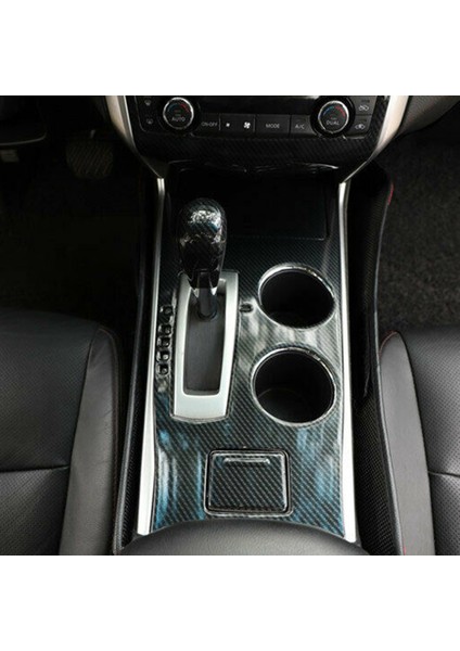 Karbon Fiber Merkez Konsol Dişli Vites Düğmesi Trim Vardiya Kolu Nissan Tana Altima 2013-2018 Dekorasyon (Yurt Dışından) indirimleri